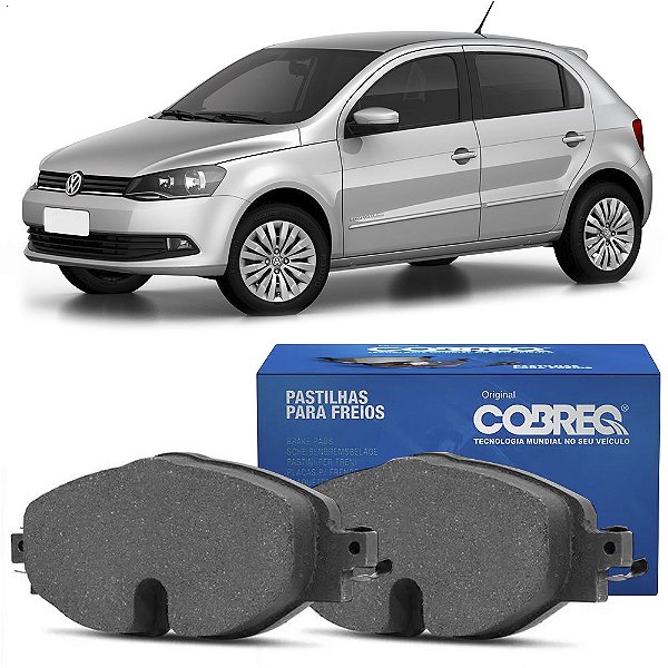Jogo Pastilha De Freio Dianteira Vw Fox SpaceFox SpaceCross Gol Voyage Golf Virtus Saveiro
