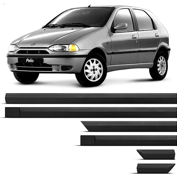 Friso Lateral Fiat Palio 4 Portas 1996 Até 2000 - Modelo Original