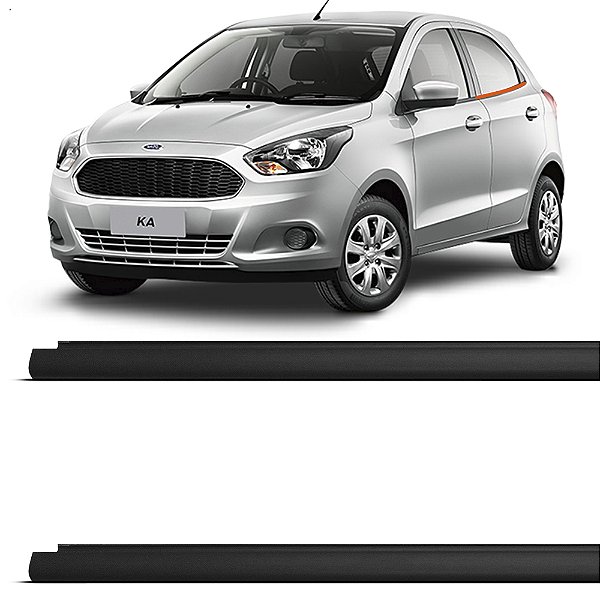 Par Pestana Borracha Externa Traseira Ford Ka 2016 Até 2021