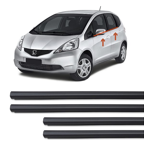 Jogo de pestana Externa Honda Fit 2009 a 2014