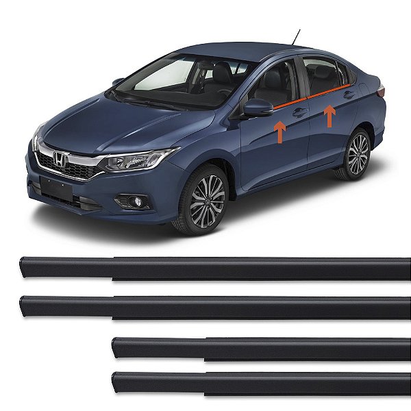 Kit Pestanas Externas Honda City 2015 a 2021 - 4 peças