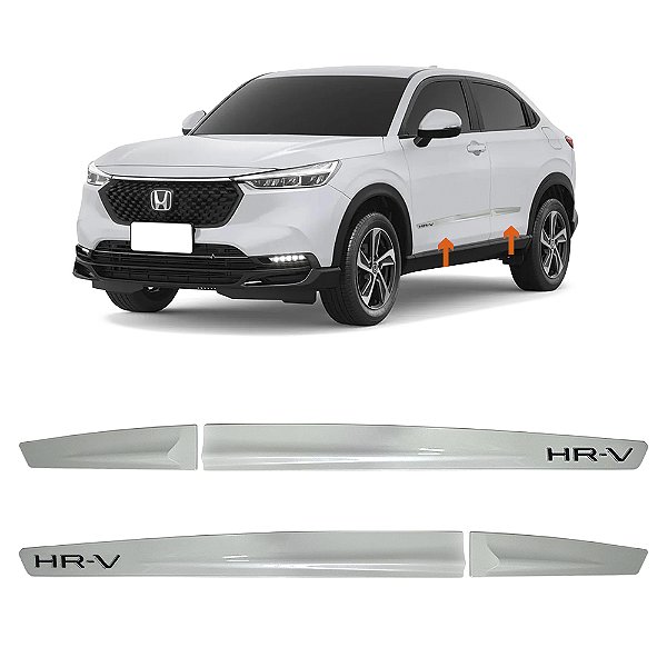 Friso LateralNew Honda HR-V 2022 em diante Branco Topazio