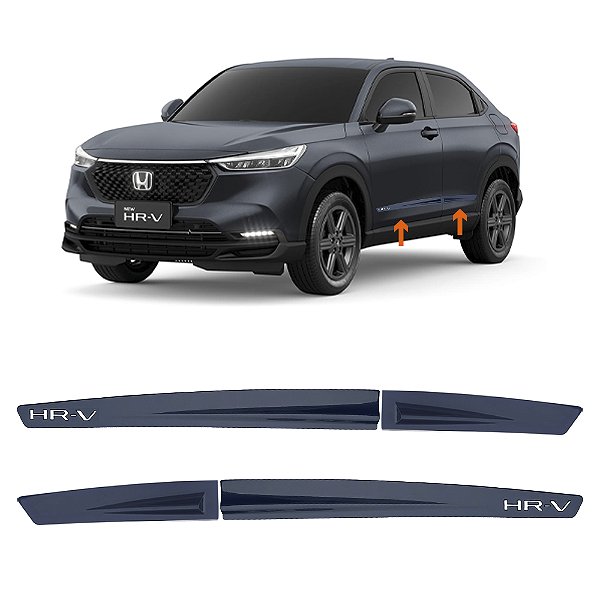 Friso Lateral New HR-V 2022 em diante Cinza Bassalto