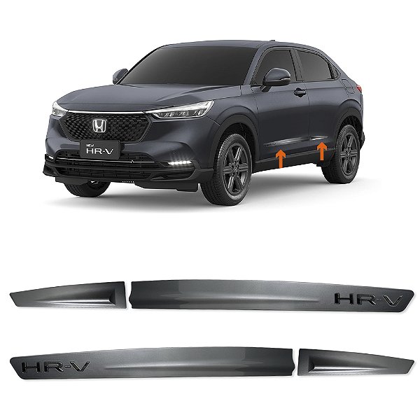 Friso Lateral New Honda HR-V 2022 em diante Prata Platinum