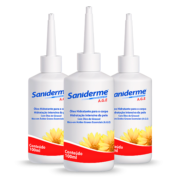 Óleo de Girassol Cicatrizan A.G.E 100ml 3 Unidades