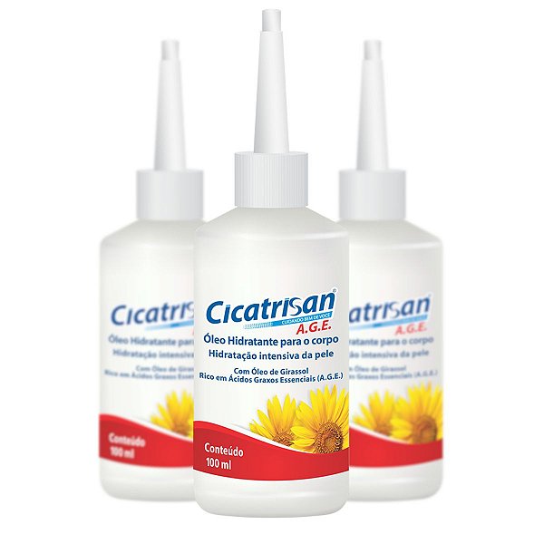 Óleo de Girassol Cicatrizan A.G.E 100ml 3 Unidades