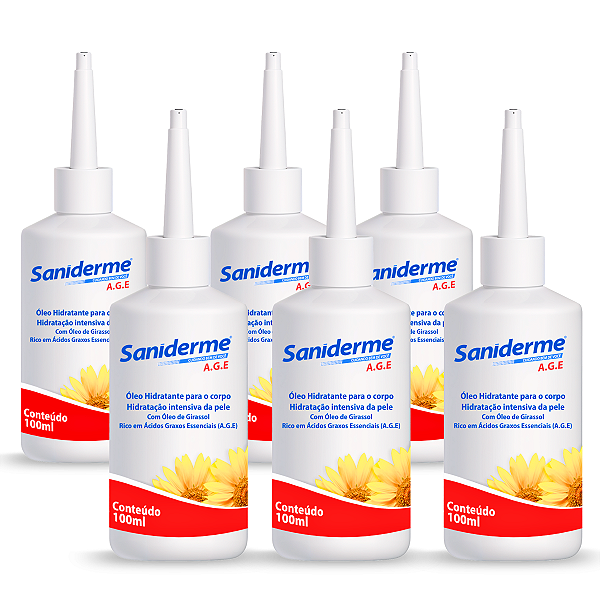 Óleo de Girassol Cicatrizan A.G.E 100ml 6 Unidades