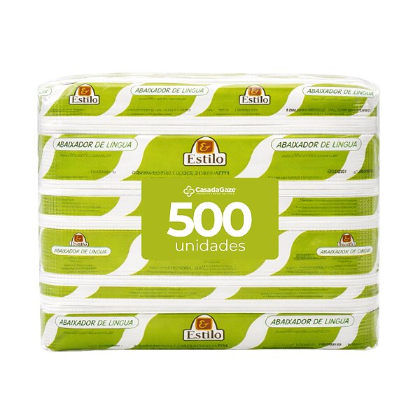 Palito Abaixador De Língua Espátula Depilação 500 Unidades
