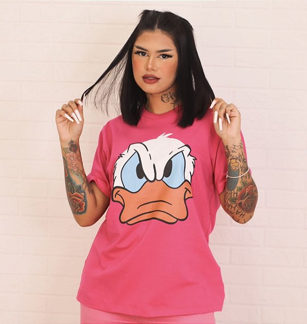 TSHIRT PATO DONALD ROSA