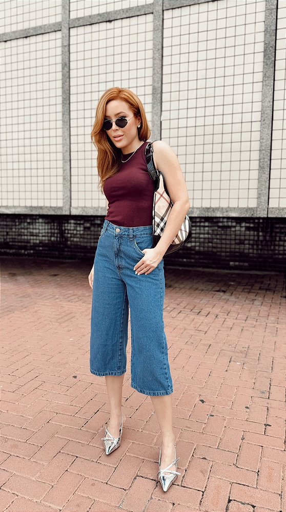Panta Curta Jeans