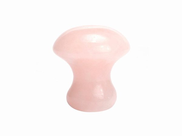 Massageador Tipo Cogumelo de Quartzo Rosa - Smart GR