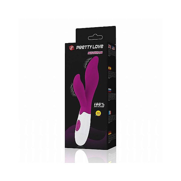 Vibrador Ponto G e Clitoriano Newman Pretty Love