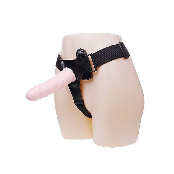 Cinta Couro Prótese Peniana 16x4cm Sexy Import