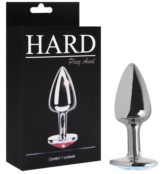 Plug Anal P Metal Cromado Hard