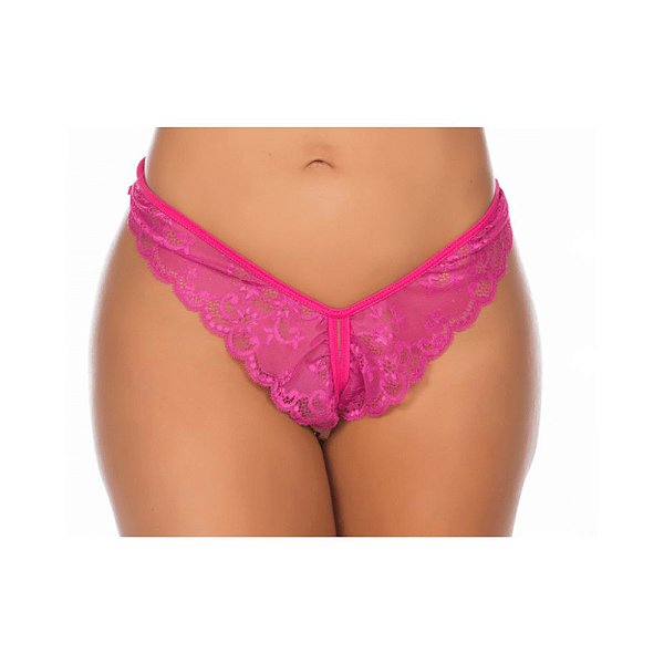 Calcinha Tanga Fio Dental Erótika - Pink