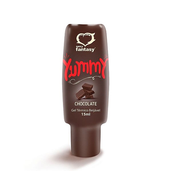 Gel Térmico Beijável Yummy Chocolate 15ml Sexy Fantasy