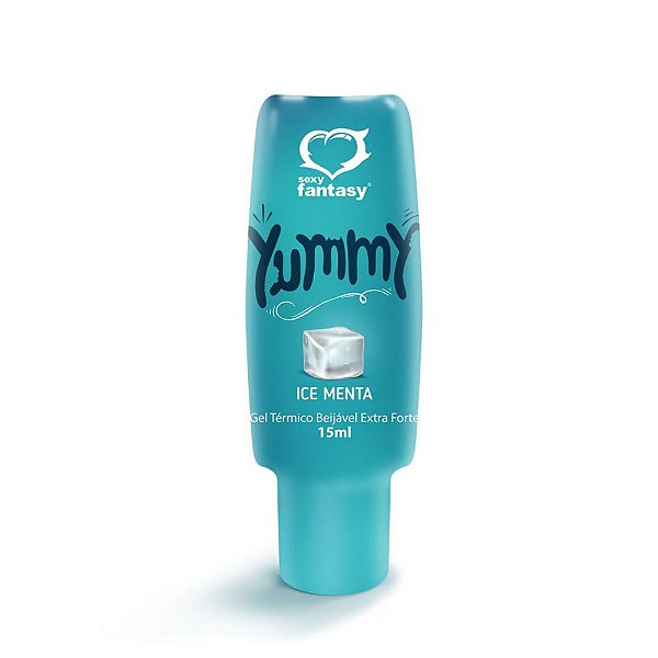Gel Térmico Beijável Yummy Ice Menta 15ml Sexy Fantasy