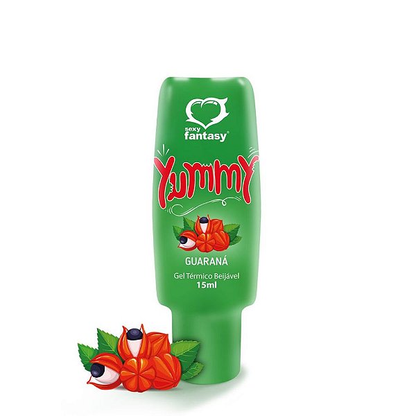 Gel Térmico Beijável Yummy Guaraná 15ml Sexy Fantasy