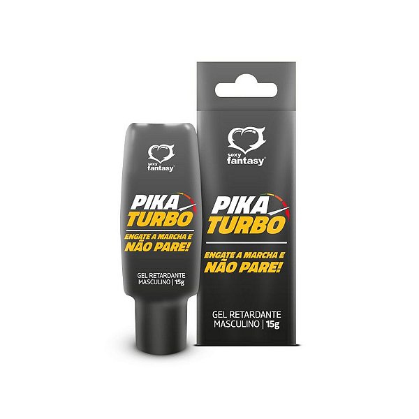 Gel Retardante Masculino Pika Turbo 15g Sexy Fantasy