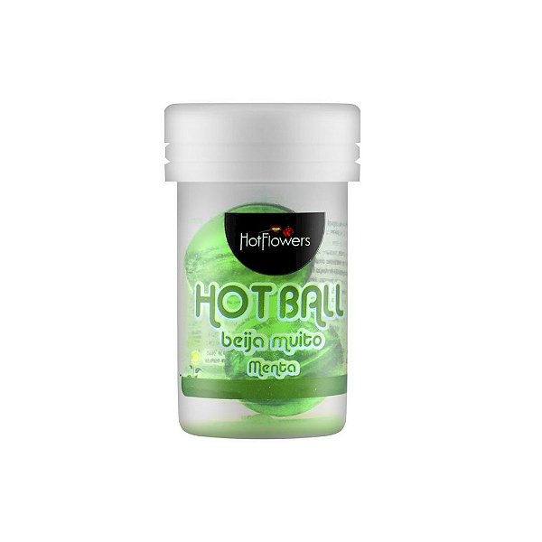 Bolinha Explosiva Beija Muito Menta 2 unidades Hot Flowers