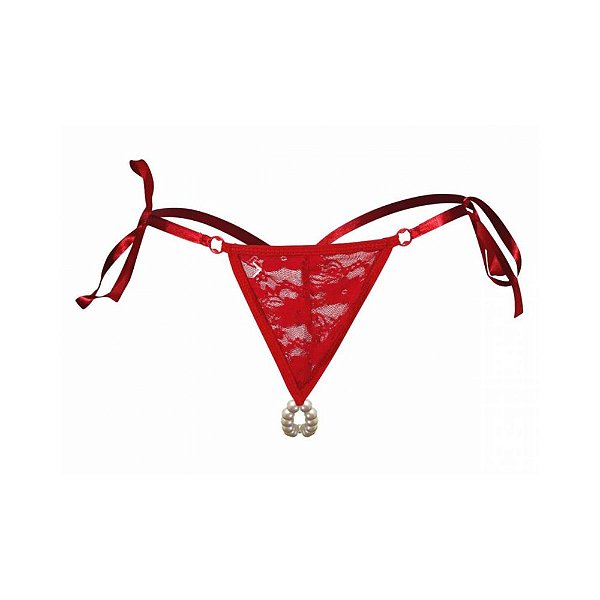 Calcinha Tailandesa Renda - Vermelha
