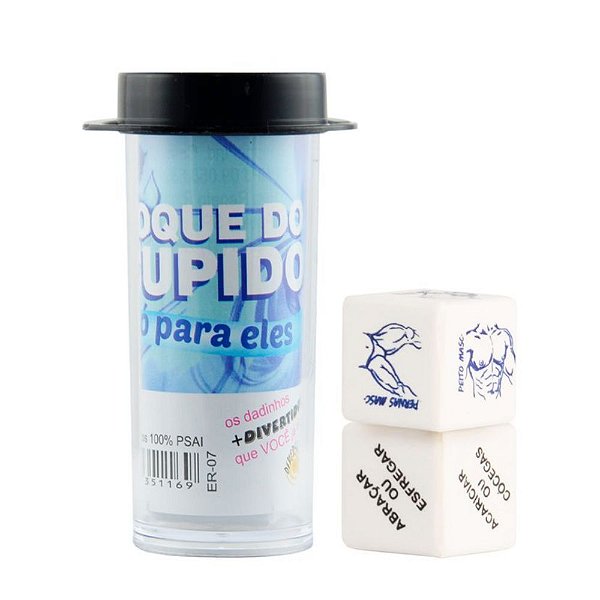 Dados Toque do Cupido Gay Diversão ao Cubo