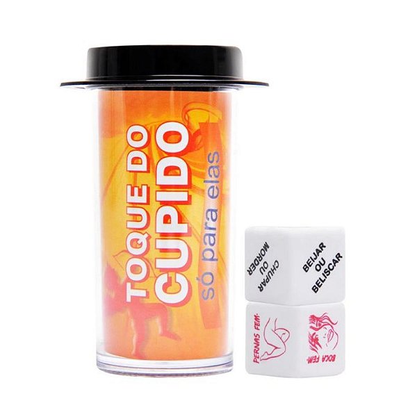 Dados Toque do Cupido Lésbica Diversão ao Cubo