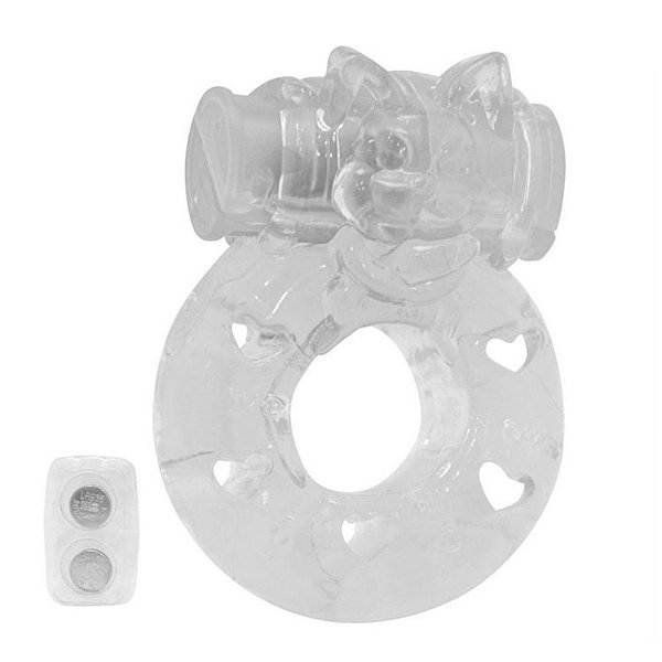 Anel Peniano Silicone Vibro Mini Cápsula Kgel