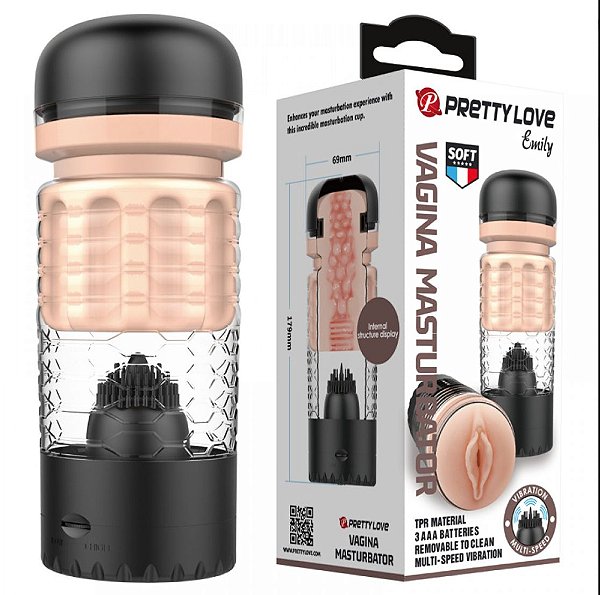 Masturbador Lanterna Cyberskin Vagina Emily Pretty Love