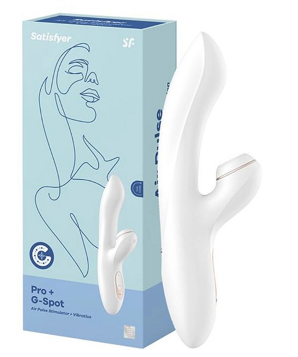 Vibrador Rabbit Ponto G e Sucção Clitoriano Pro G Spot Satisfyer