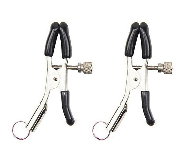 Grampos emborrachados ajustáveis para mamilos*