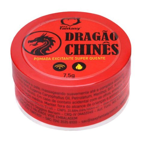 Creme Excitante Unissex Dragão Chinês 3,5g Sexy Fantasy