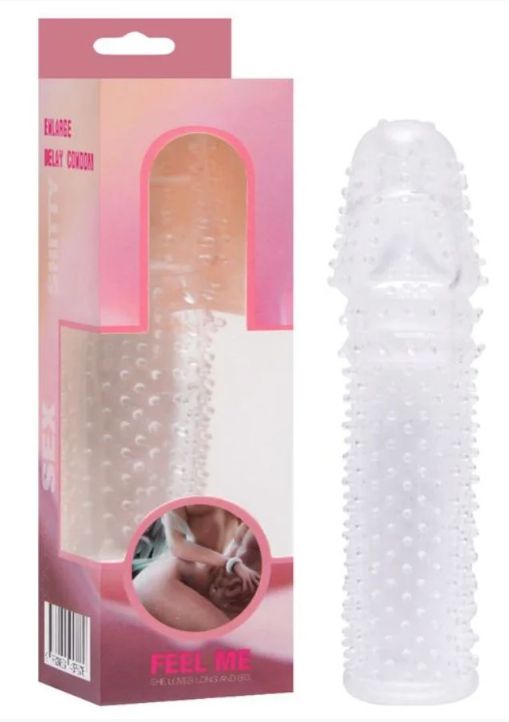 Capa Peniana Incolor Texturizada 15cm Vipmix