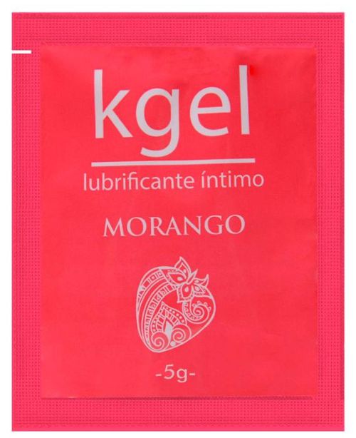 Sachê Lubrificante Íntimo Morango 5g Kgel