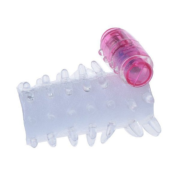 Meia Capa Peniana Silicone Vibro Sexy Import