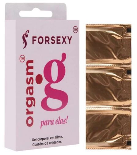 Orgasm.G Excitante Feminino Selo em Gel - 3 unidades