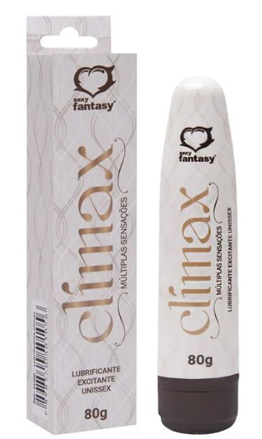 Lubrificante e gel excitante íntimo feminino vibração Clímax 80 g