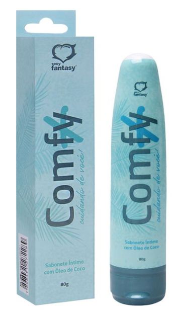 Sabonete Íntimo com óleo de coco Comfy+ 80 g Unissex