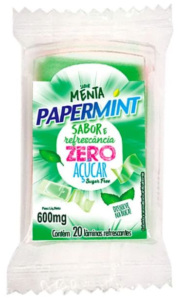 Lâminas Refrescantes Papermint Menta 20 unidades Danilla