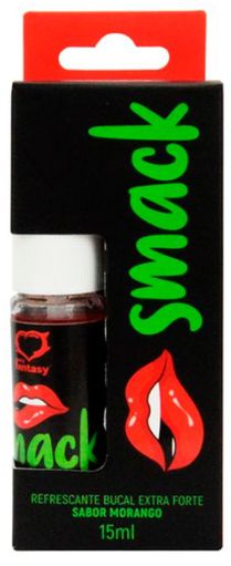 Spray Refrescante Bucal Smack Morango 15ml Sexy Fantasy
