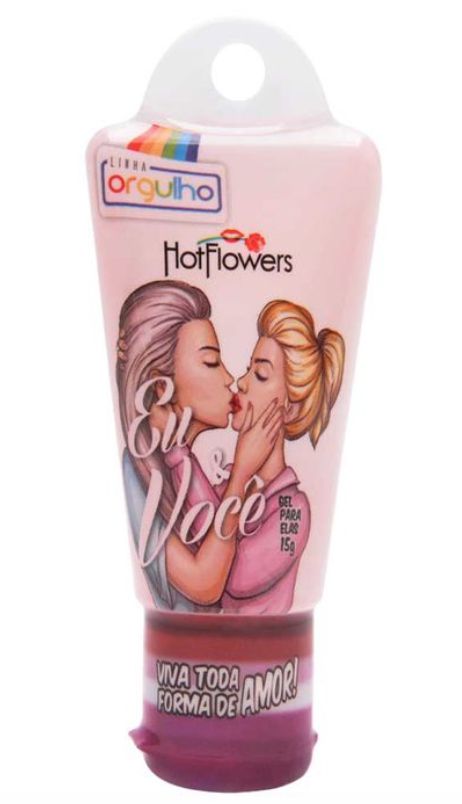 Gel Excitante Feminino Clitoriano Eu & Você 15g Hot Flowers