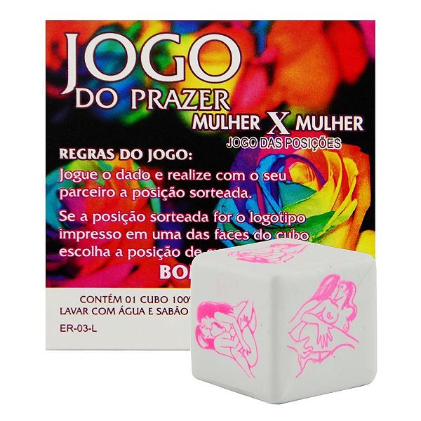 Dado Do Prazer Lesbian Simples Diversão Ao Cubo