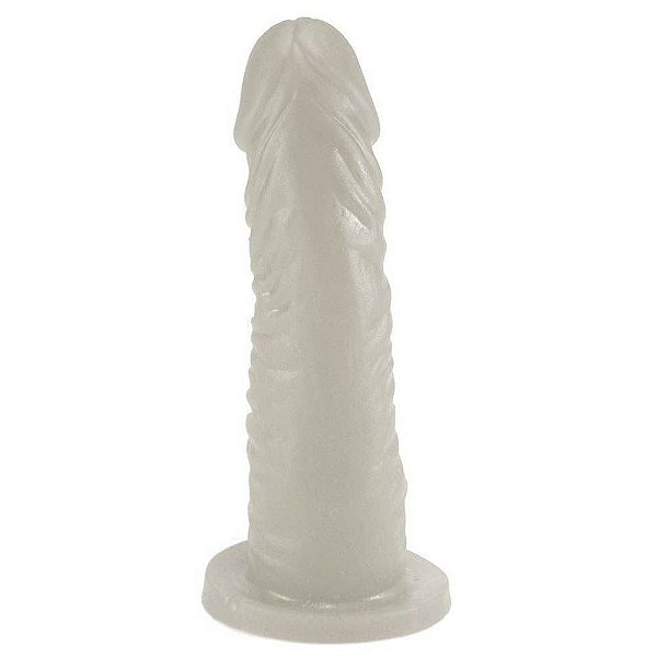 Pênis De Borracha Neon Luz Negra Maciça 16,5 X 4cm Hot Flowers