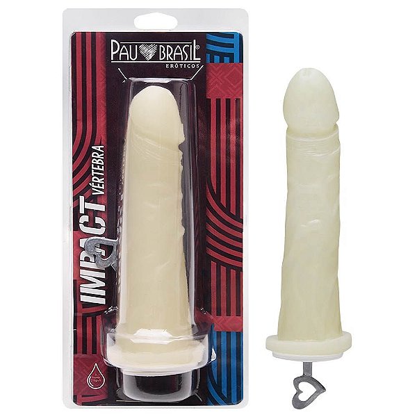 Pênis Vértebra Brilha No Escuro 19 X 3,8cm Pau Brasil