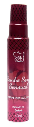 Perfume de Calcinha Banho Sexy Sensual 40ml Soul Cosméticos