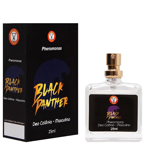 Black Panther Pheromonas Deo Colônia 25ml Pleasure Line