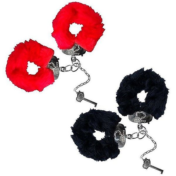 Algema Em Metal Com Pelúcia Sexy Fantasy