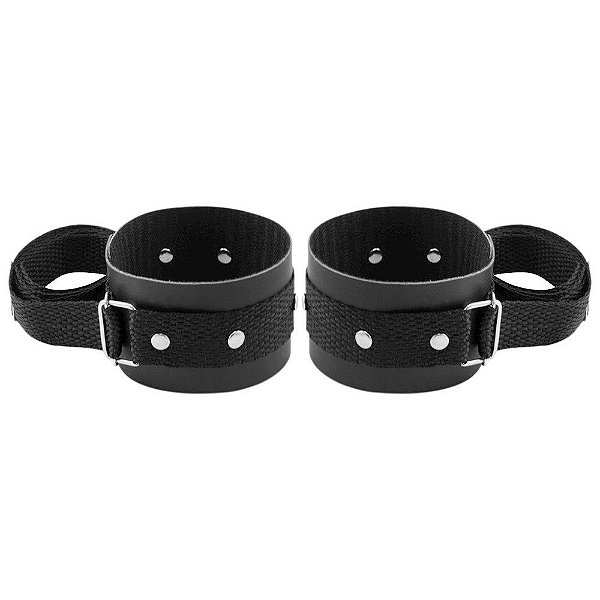 Tornozeleiras Com Regulador E Tiras 80cm Dominatrixxx