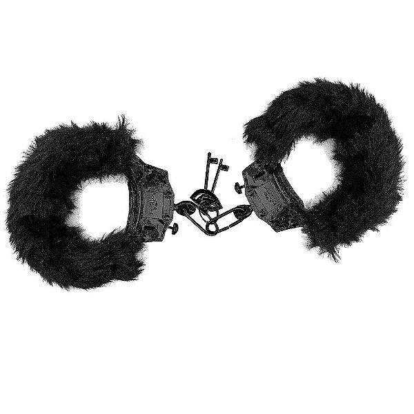 Algema Luxo De Metal Com Pelúcia Hot Flowers