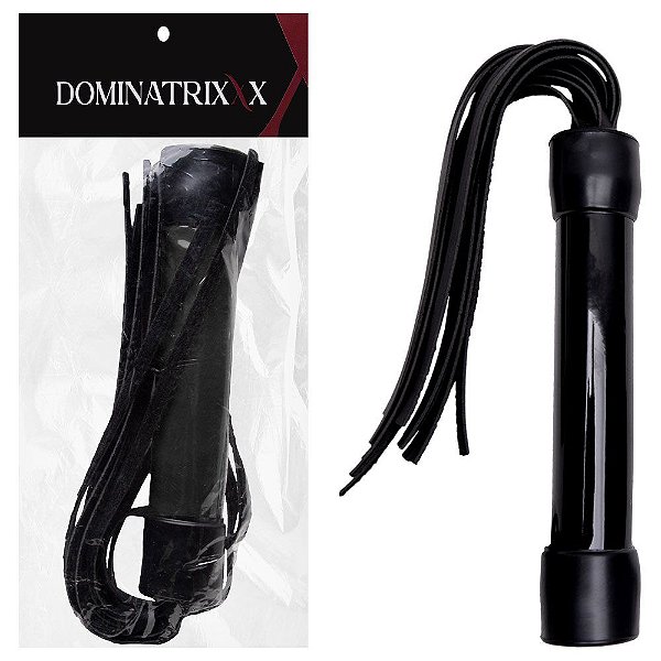 Chicote Verniz Tiras 20cm Dominatrixxx